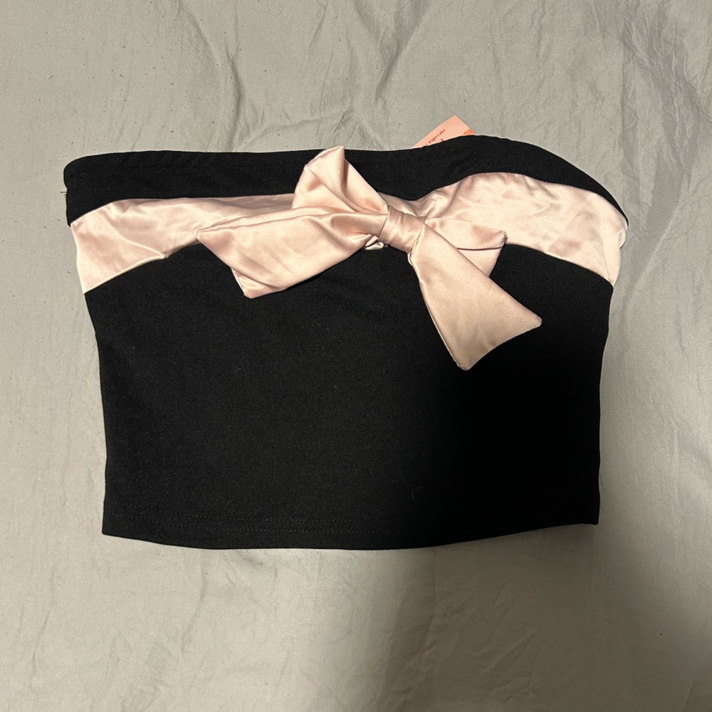 SHEIN Black and Pink Floral top